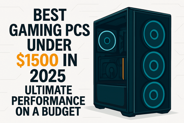 Best Gaming PCs Under $1500 in 2025 – Affordable high-performance gaming setups for budget-conscious players